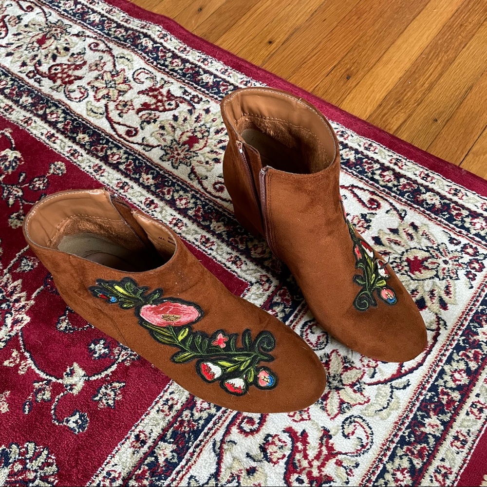 Embroidered Booties - image 1